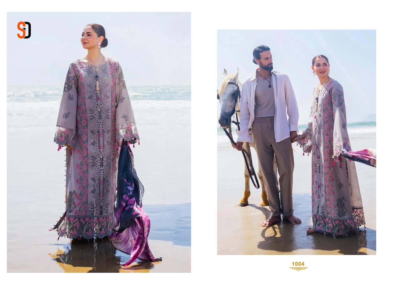 Shraddha Designer Rangrasiya Vol 1 Pure Cotton Wholesale Pakistani Salwar Suit Catalog — Wholesale Pakistani Suits, MPA wholesale from Surat - Gallery Image 6